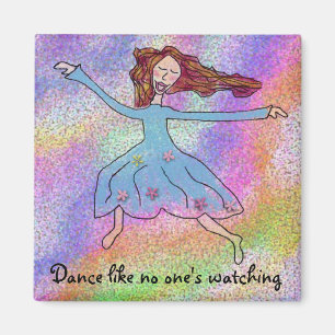 Danza con su imán del corazón