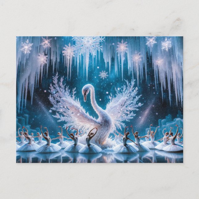 Danza de cisne de postales vacacionales (Anverso)