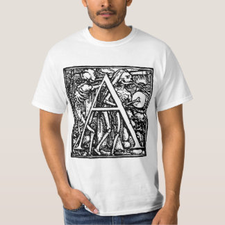 Danza de la camisa de la letra A de muerte
