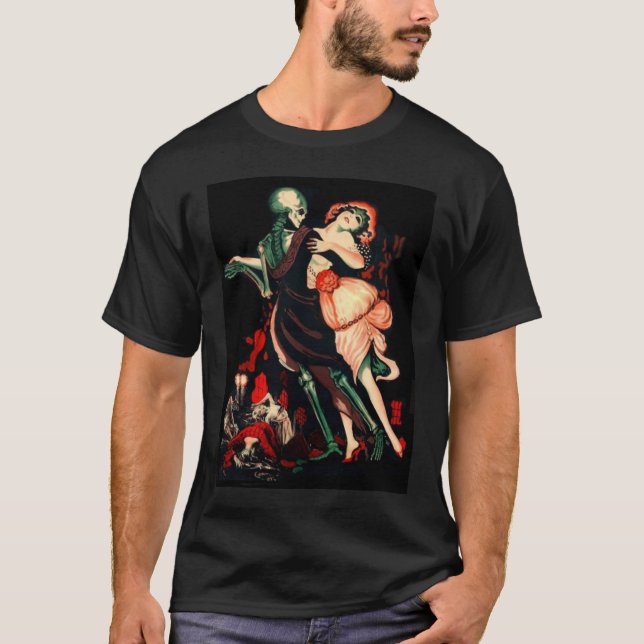 Danza de la camiseta para hombre de la muerte (Anverso)