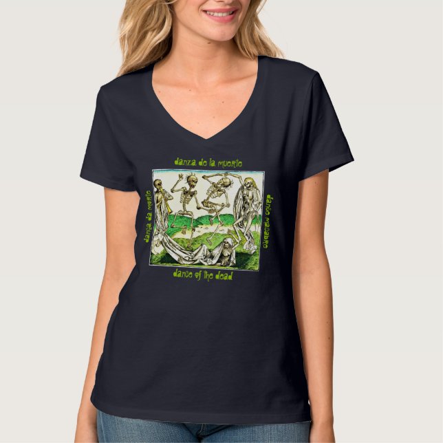 Danza de los muertos - Camiseta de Nano V-Neck (Anverso)