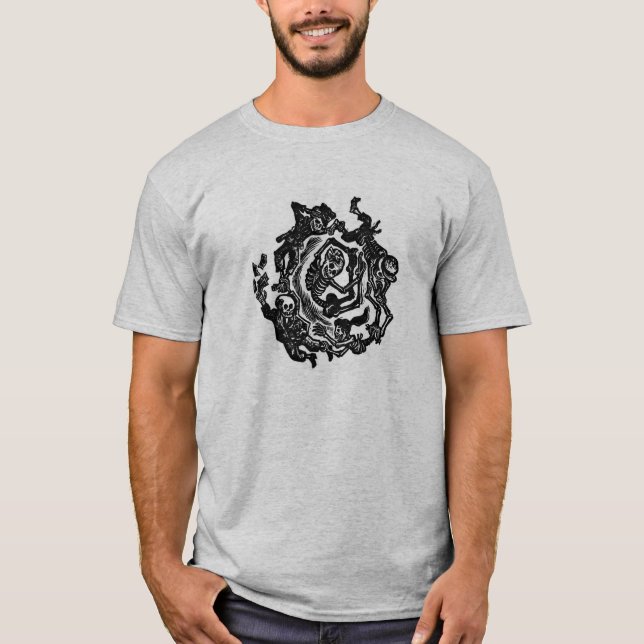 Danza de los Muertos Jose Posada - Camiseta Básica (Anverso)