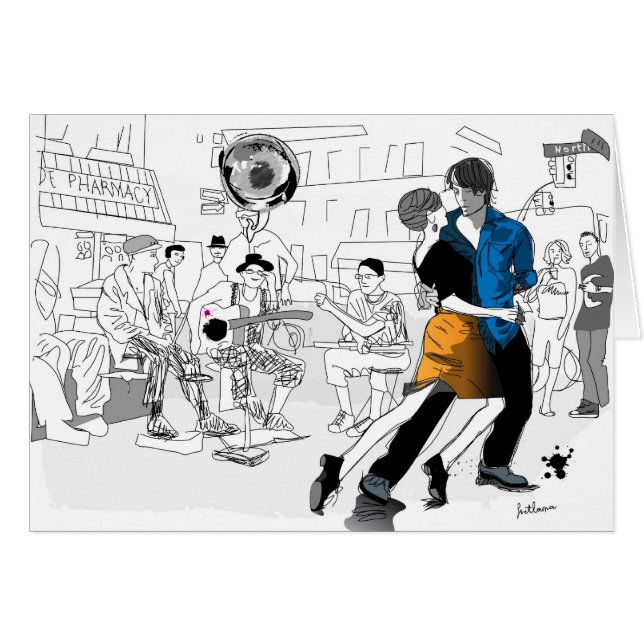 Danza de New Orleans (Anverso (Horizontal))