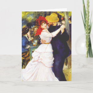 Danza de Renoir en la tarjeta de felicitación de
