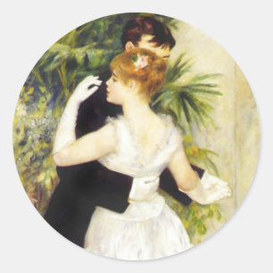 Danza de Renoir en los pegatinas de la ciudad