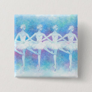 Danza del botón de los cisnes del bebé