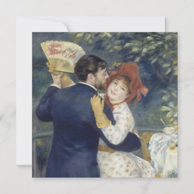 Danza del campo - Pintura impresionista de renoir (Anverso)