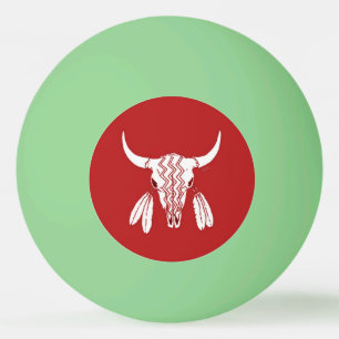 Danza del Fantasma Rojo Búfalo Bola de ping pong c