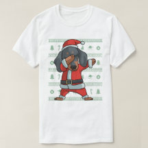 Danza del lenguado del navidad de la camiseta del