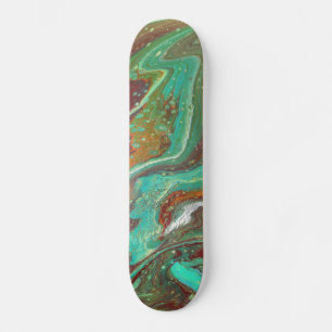 Danza del Sable 1 Skateboard abstracto