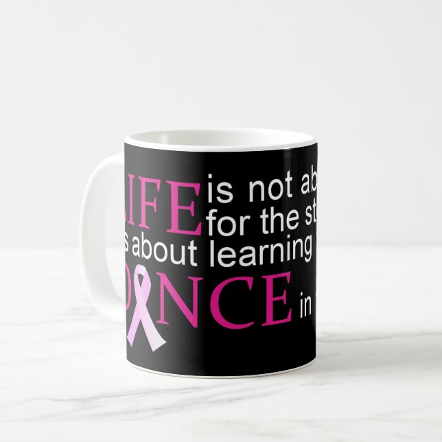 Danza en la taza de la conciencia del cáncer de (Anverso izquierdo)