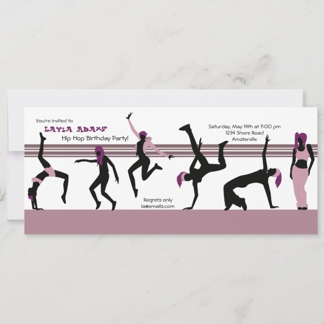 Danza mueve invitación (Anverso)