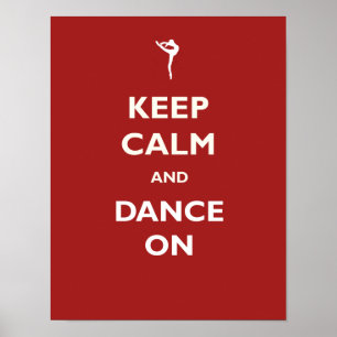 Danza sobre bailarinas Poster o impresión
