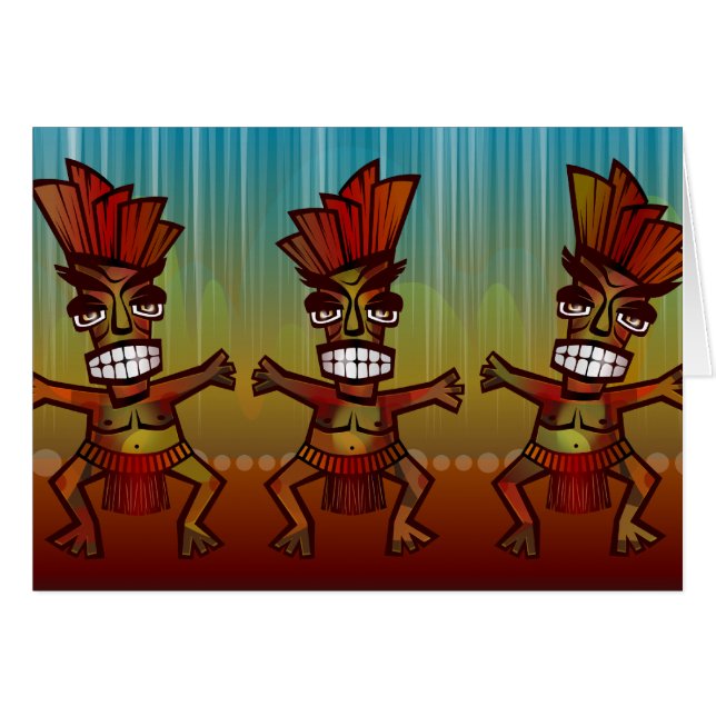 Danza tribal africana (Anverso (Horizontal))