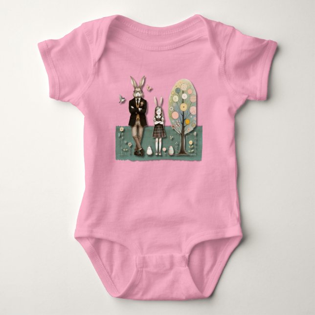 Dapper Easter Baby Body Suite (Anverso)