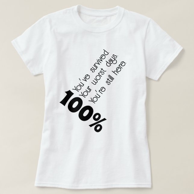 Dar tu camiseta 100% motivacional (Diseño del anverso)