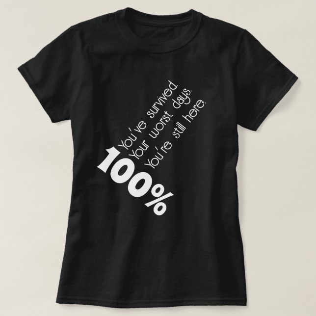 Dar tu camiseta 100% motivacional (Diseño del anverso)