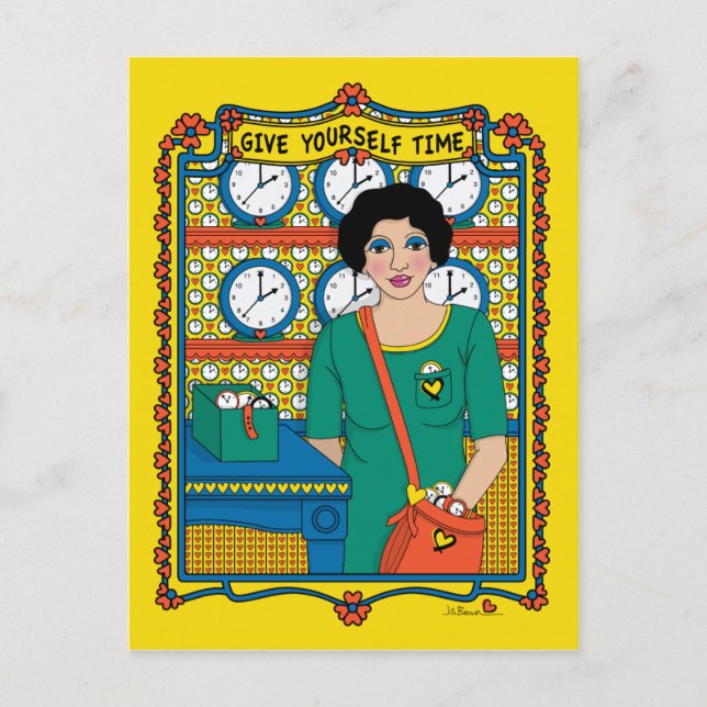 Dar tu propio tiempo_B_ postal (Anverso)