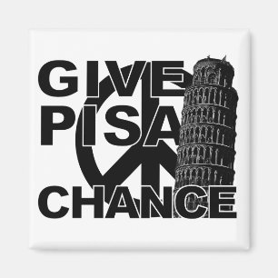 Dar un imán de Pisa Chance