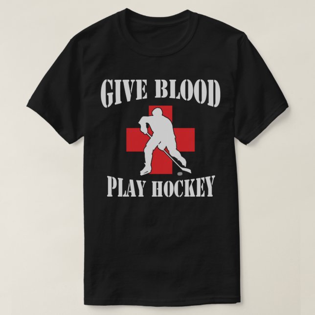 Dar una camiseta esencial de hockey sobre sangre (Diseño del anverso)