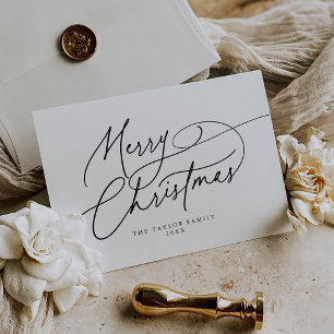 DARCY Black Elegant Familia Vintage Feliz Navidad