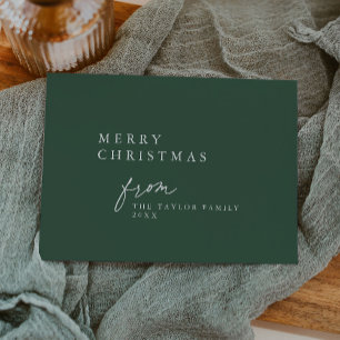 DARCY Green Unique Boho DIY Feliz Navidad