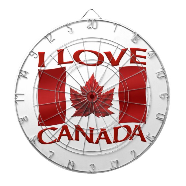 Dardo Canadá Tablero de Dardos Amo Canadá Tablero  (Frente)