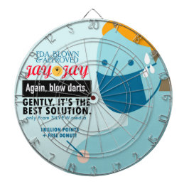 Dardos de soplo + tablero Dart