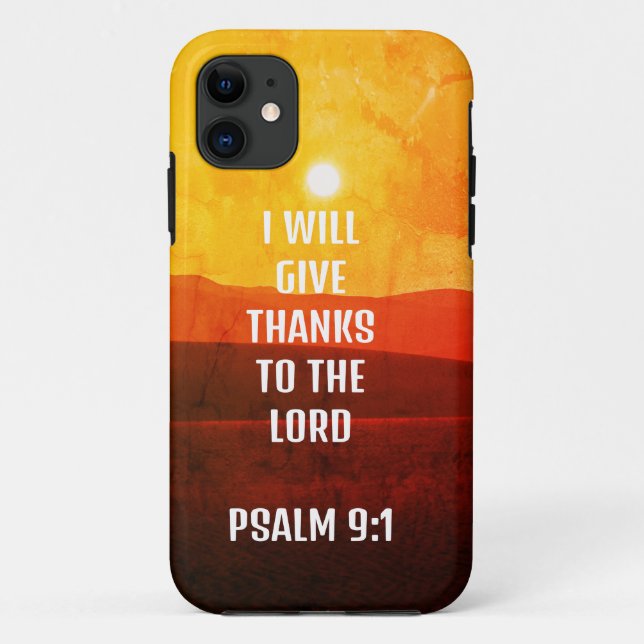 "Daré gracias al funda de lord psalm 9:1' (Reverso)