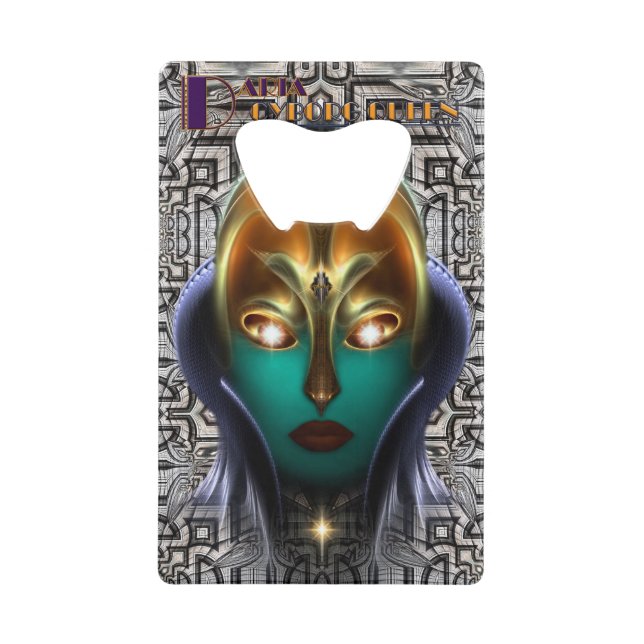 Daria Cyborg Queen Tech Tarjeta de crédito Abridor (Anverso)