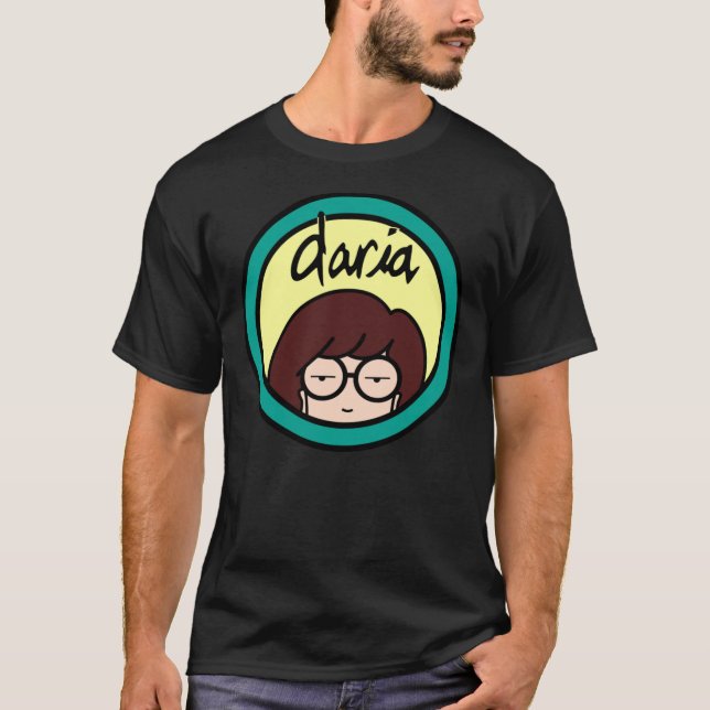 Daria - Logotipo de camiseta clásica (Anverso)