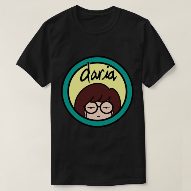 Daria - Logotipo de camiseta clásica (Diseño del anverso)