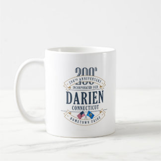 Darien, taza del 200 aniversario de Connecticut