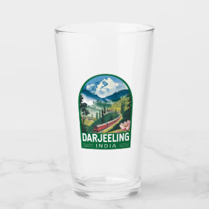 Darjeeling India Travel Art Emblem