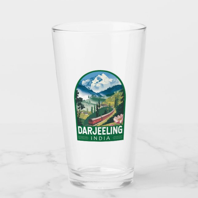 Darjeeling India Travel Art Emblem (Anverso)