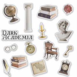 Dark Academia Pegatina Set | Pegatinas de diarios