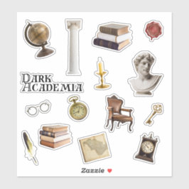 Dark Academia Pegatina Set | Pegatinas de diarios