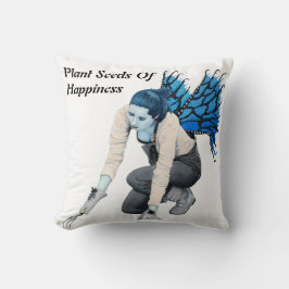 Dark Fairy Garden Fantasy Art Cojín decorativo