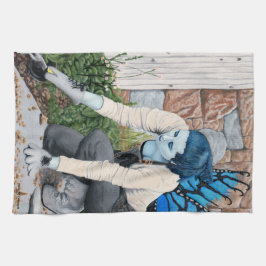 Dark Fairy Garden Fantasy Art Kitchen Toalla