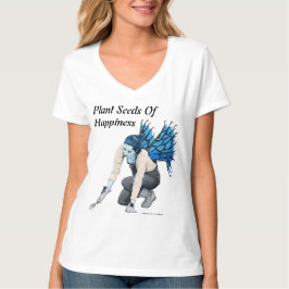 Dark Fairy Garden Gardener Fantasy Camisetas de ar