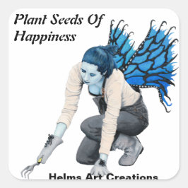 Dark Fairy Garden Gardener Fantasy Pegatinas de ar