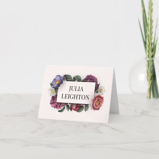 Dark Florals (Anverso)