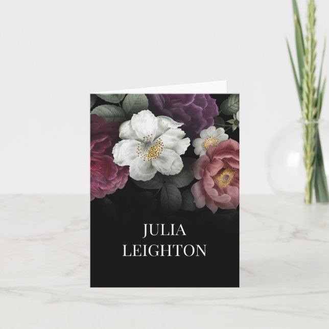 Dark Florals (Anverso)