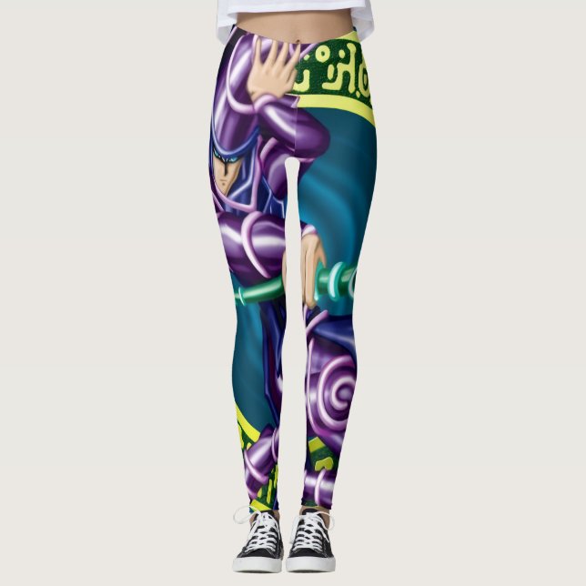Dark Magician Anime Leggings – Yu-Gi-Oh! Athletic  (Anverso)