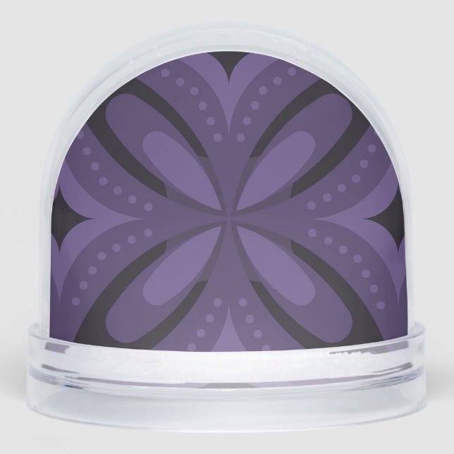 Dark Purple Colored Retro Pattern (Anverso)