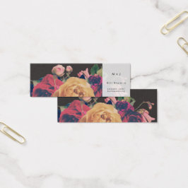 Dark Rosa Botanical Fete Registry Insert Card