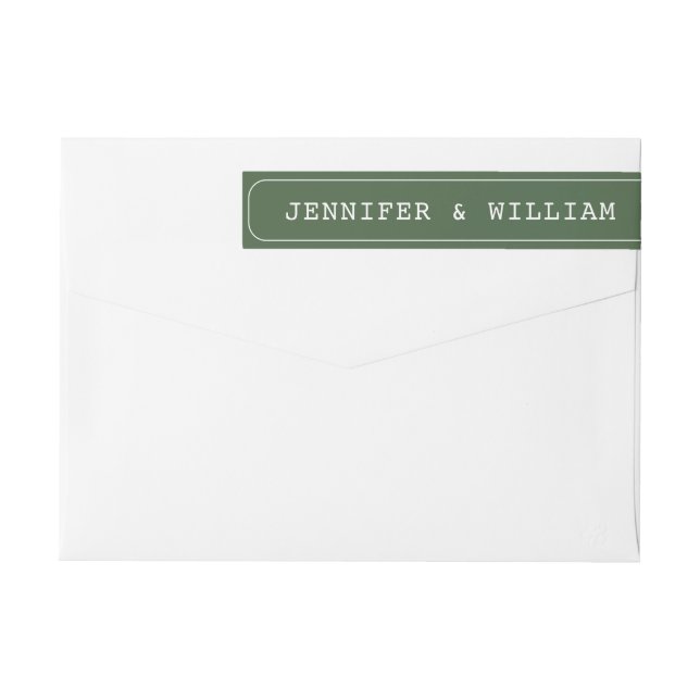 Dark Sage Moderno Minimalista (Reverso)
