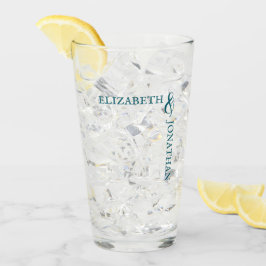 Dark Teal Modern Typography Wedding