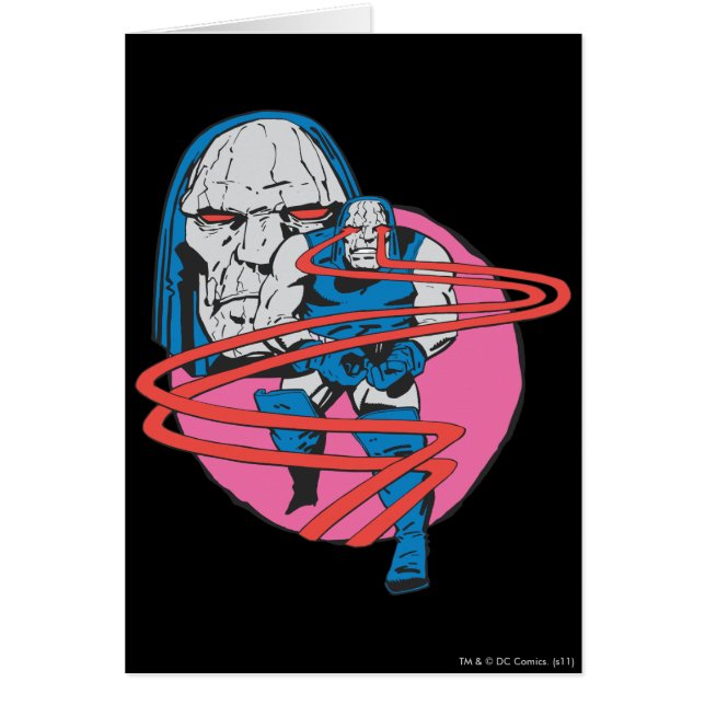 Darkseid dispara vigas Omega (Frente)