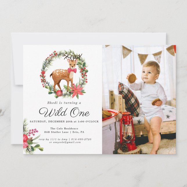 Darling Reindeer | Fiesta de cumpleaños de los Nav (Anverso)